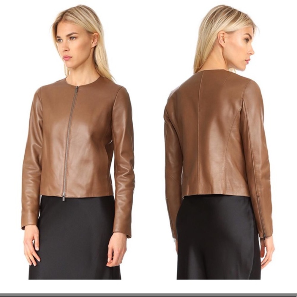 Vince Leather Jacket — Size M